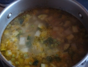 Zupa warzywna z kaszą bulgur